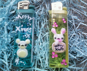 ライター等の小物アートもメニューページからどうぞ